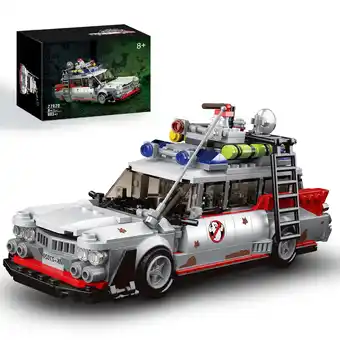 Walmart MACTANO Car Building Block Set Ghost Buster Ecto-1 Speed Champions Car Brick Kit Toy for Kid Adult offer