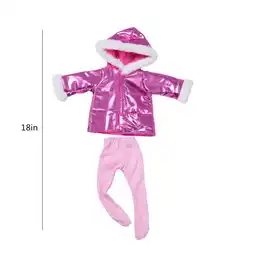 Walmart under 10 dollars Clothes For Baby Dolls 43 Cm Coat 18 Inch Girl Doll Down Jacket Doll Trouser offer