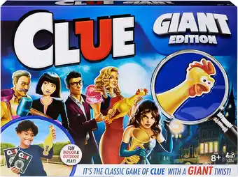 Walmart Spin Master Clue Giant Edition Board Game Multicolored offer