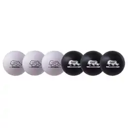 Walmart Champion Sports 8 Inch Rhino Skin Dodgeball Set Black/White offer