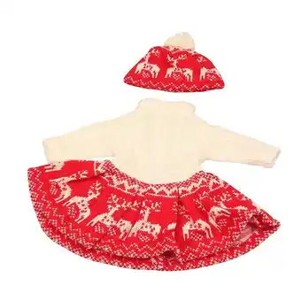 Walmart AmaMary 18 Doll Knitted Dress Winter Doll Clothing Accessory Set Party Girl Gift offer