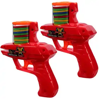 Walmart 2pcs Foam Disc Launcher Saucer Flying Shooter Disc Shooter Flying Foam Saucer Plaything offer