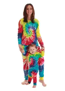 Walmart Just Love Mommy and Me Pajamas Set (Tie Dye Bright Swirl, 10-12 Years) offer