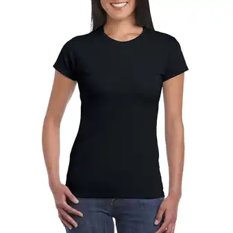 Walmart WNEGSTG Short Sleeve Shirts for Women Basic Cotton Crew Neck Slim Fit Tee Tunic Length T Shirt Black offer