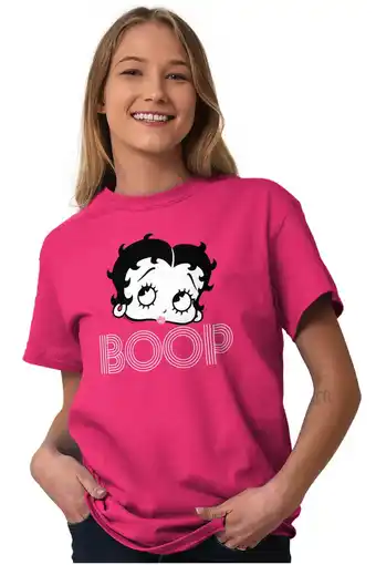 Walmart Retro Betty Boop Cartoon Character Women Plus Size Graphic Tee Tees Brisco Brands 2X offer