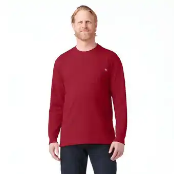 Walmart Dickies Men's and Big Men's Long Sleeve Heavyweight Pocket T-Shirt offer