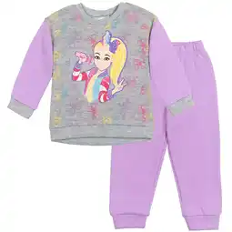 Walmart JoJo Siwa Big Girls Fleece Sweatshirt and Pants Set Toddler to Big Kid offer