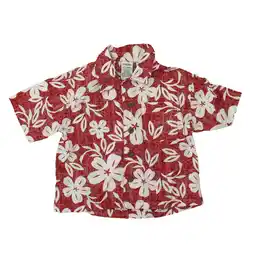 Walmart Pre-owned: Gymboree Boys Red | White Button Down Short Sleeve size: 6-12 Months (Excellent) offer