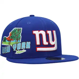 Walmart Men's New Era Royal New York Giants Stateview 59FIFTY Fitted Hat offer