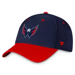 Walmart Men's Fanatics Navy/Red Washington Capitals Authentic Pro Rink Two-Tone Flex Hat offer