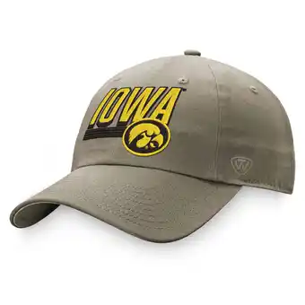 Walmart Men's Top of the World Khaki Iowa Hawkeyes Slice Adjustable Hat offer