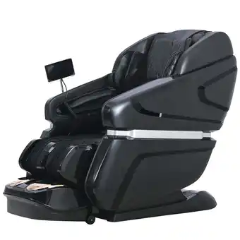 Walmart KOLLECKTIV Massage Chair 4D Zero Gravity Full Body Shiatsu Yoga Stretching SL Track, Heating, Black offer