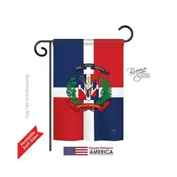 Walmart Breeze Decor 58156 Dominican Republic 2-Sided Impression Garden Flag - 13 x 18.5 in offer