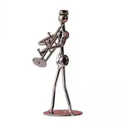 Walmart Almencla 6xMusical Man Statue Musician Player Sculpture for Table Living Room Bookshelf Trumpet offer