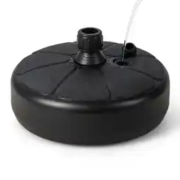 Walmart Gymax Patio Fillable Round Umbrella Base Stand Fit Pole 1.5'' Holder 40 lbs Outdoor offer