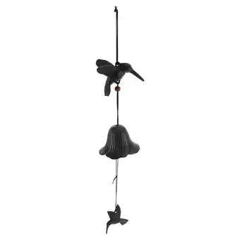 Walmart 1Pc Creative Hummingbird Wind Chime Retro Iron Wind Bells Hanging Decor offer