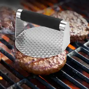 Walmart 5.5 Burger Press, Burger Smasher, Manual Meat Smasher, Grill Press for Barbecue offer