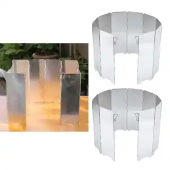 Walmart 20X ALUMINUM ALLOY BBQ WIND SCREEN bivouac kitchen BURNER ACCESSORIES offer