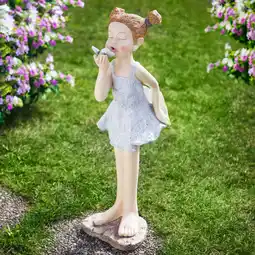 Walmart Northlight Girl with Butterfly Outdoor Garden Statue - 29 offer