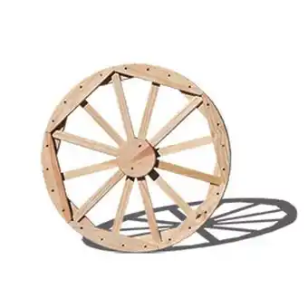 Walmart 36 in. Treated Pine Decorative Wagon Wheel offer