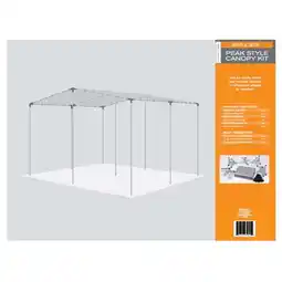 Walmart AHC 20 x 20 ft. Heavy Duty Carport Canopy Tarp Silver offer