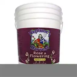 Walmart Neptunes Harvest 5 Gallon Red Label Pail Rose & Flowering Fertilizer offer