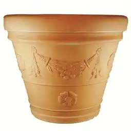 Walmart Tusco 26 in. Garland Planter, Washed Terra Cotta offer