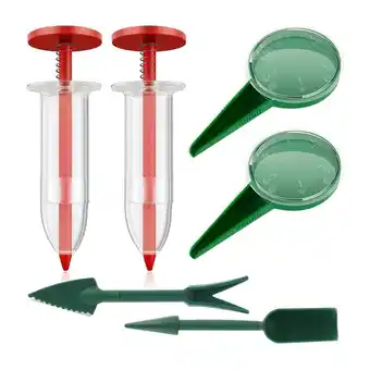 Walmart 6Pcs Mini Sowing Seed Dispenser, Seed Planter Tool,Handheld Seed Planter,Seed Sower Too plastic 3915 offer