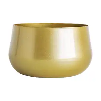 Walmart Metal Brass Flower Pots, Containers, Pot with Drainage Hole,Golden offer