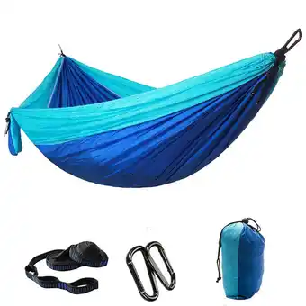 Walmart Camping Hammock,Portable Folding Double Hammock Swing for Outdoor Travel Hiking Camping offer