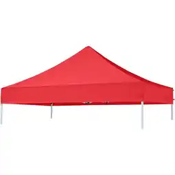 Walmart SUSUZI 10x10 Top Replacement Cover for Pop Up Canopy, Canopy Tent Top Cover, Red offer