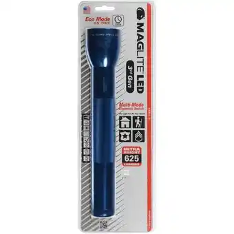 Walmart Maglite ML300L LED 3-Cell D Flashlight, Blue offer