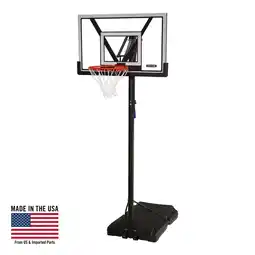 Walmart Lifetime New Adjustable Portable Basketball Hoop, 48 inch Polycarbonate (90585) offer