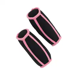 Walmart Luwecf 2 Pack Hand Weights for Women Men with Strap Sandbag for Walking Running Fitness Pink 1lb offer