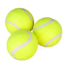 Walmart 3pcs High Elasticity Tennis Balls Practice Tennis Balls Heavy Duty Tennis Balls offer