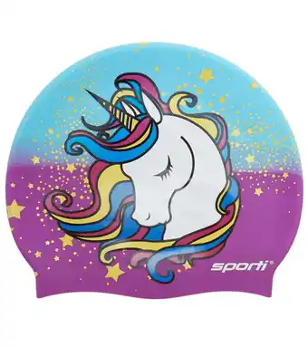 Walmart Sporti Unicorn Sparkle Silicone Swim Cap offer