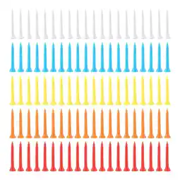 Walmart 100 pcs Golf Tees 54 mm Plastic Mixed Color offer