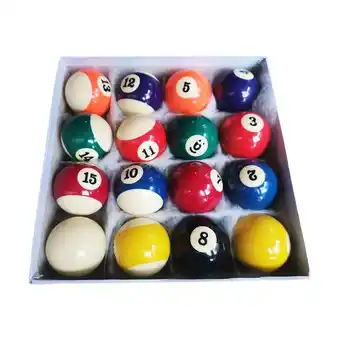 Walmart 16Pcs Billiard Balls Pool Balls Complete 16 Balls for Pool Tables American Style offer