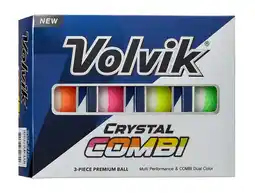 Walmart Volvik Crystal Combi Golf Balls 1-Dozen Assorted offer