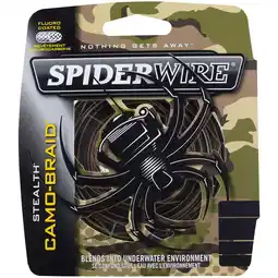 Walmart SpiderWire Stealth Camo Braided Fishing Line, 6lb | 2.7kg Fishing Line offer