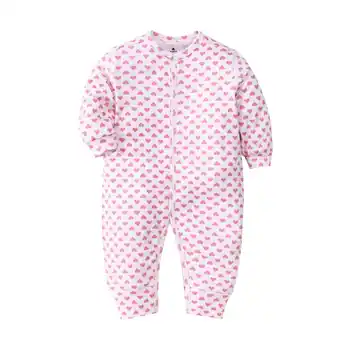 Walmart Baby Onesies Print Romper Jumpsuit Playsuits Outfits Comfort Baby Rompers Pink 3 Months-6 Months offer