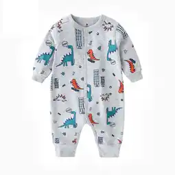 Walmart Baby Onesies Print Romper Jumpsuit Playsuits Outfits Comfort Baby Rompers Blue 3 Months-6 Months offer