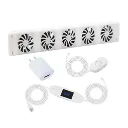 Walmart 5 Fan Smart Heat Dissipation Fan Save Energy Noise Reduction High-End Version offer