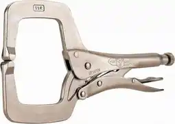 Walmart Irwin 11R Vise-Grip 11 C-Clamp Regular Tip Locking Pliers, 3-3/8 Jaw Opening offer