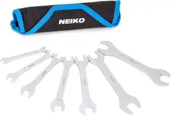 Walmart Neiko 03581A Super Thin Wrench Set, 3-4mm Thick, 7 Piece, Metric Sizes 6-19mm offer