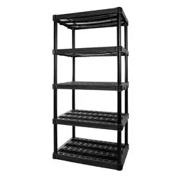 Walmart Plano 5-Shelf Extra Heavy Duty Plastic Storage Shelf Unit, 72.5 x 36 x 24, 1000lb Capacity offer