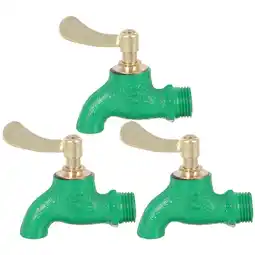 Walmart Leifggao 3pcs Outdoor Faucet Laundry Tub Faucet Wall Mount Mop Pool Tap 1/2 inch Faucet offer