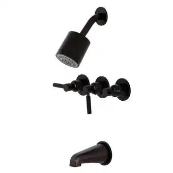 Walmart Kingston Brass Oil Rubbed Bronze Tub Shower Faucet offer