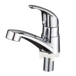 Walmart Chrome Single Handle hole Bathroom Basin Faucet Single Cold Sink Water Tap offer