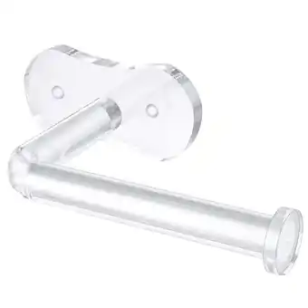 Walmart Simple Toilet Paper Holder Bathroom Rack Towel Dispenser Acrylic Wall Mounted Roll offer